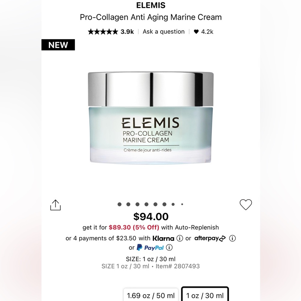 Elemis Pro-Collagen Marine Cream